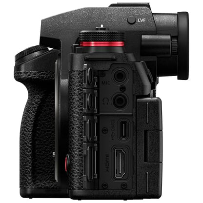 Panasonic LUMIX S1II 6K Digital Camera, Mirrorless Full Frame Camera Hybrid Shooting with 24.1MP, 5.1K 60p Open Gate Video, 15 Stops Dynamic Range, Prores RAW HQ Internal Recording, L-Mount - DC-S1M2