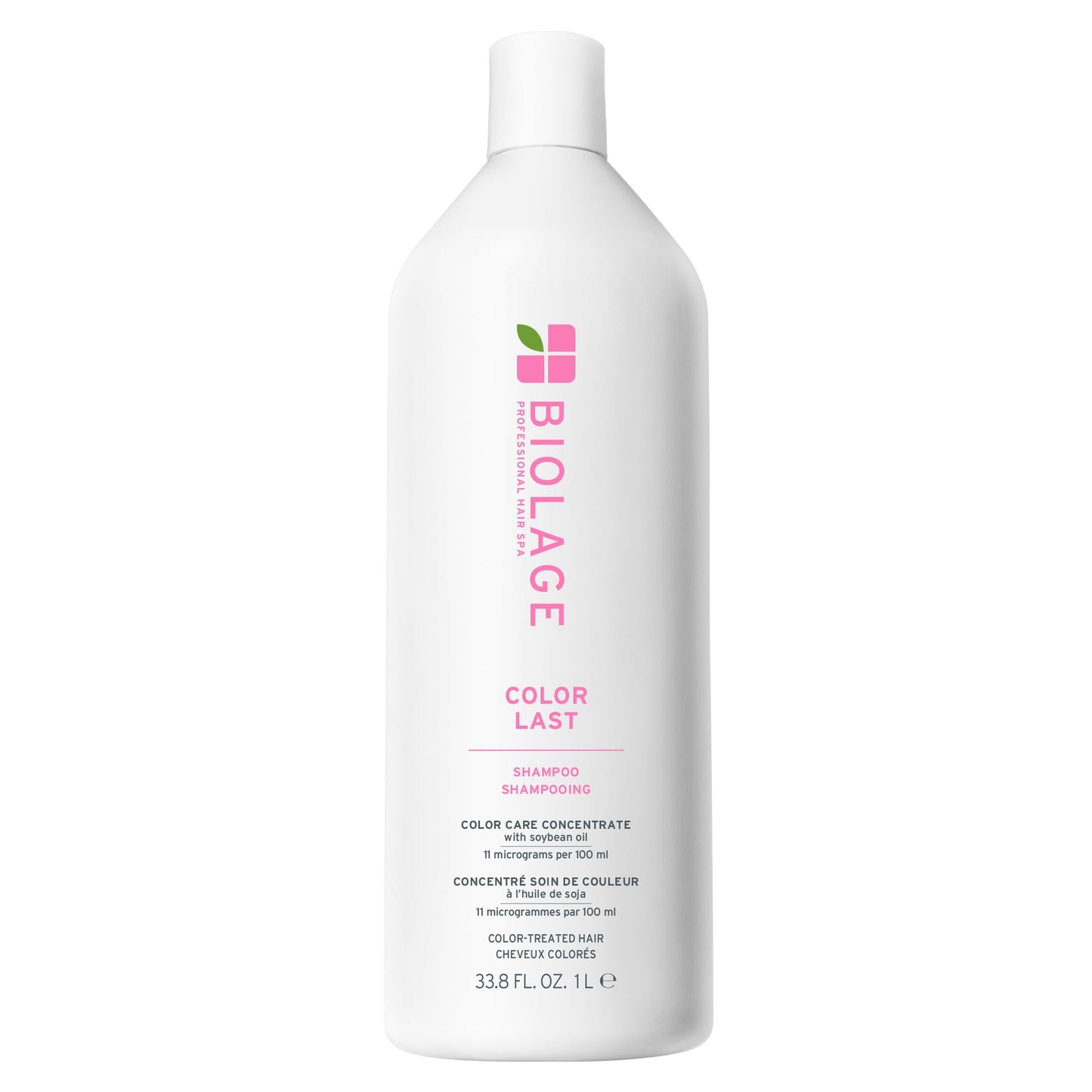 Biolage Color Last Shampoo - For Color-Treated Hair, Nourishes, Strengthens, Hydrates and Adds Shine, Soybean Oil & Stearic Acid, Paraben & Mineral Oil-Free, Vegan, 33.8 Fl Oz