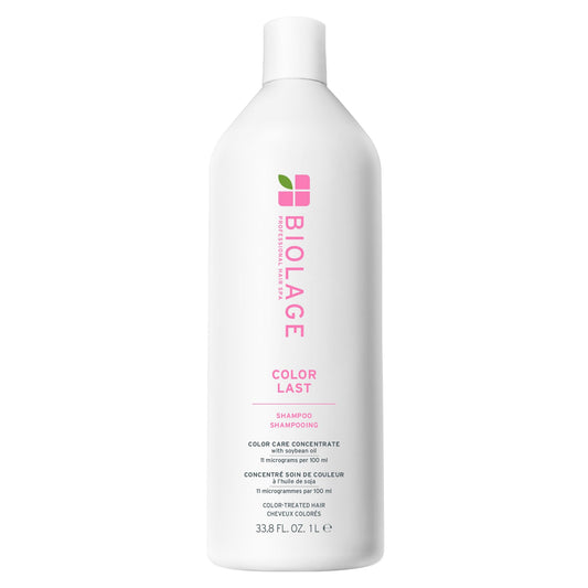 Biolage Color Last Shampoo - For Color-Treated Hair, Nourishes, Strengthens, Hydrates and Adds Shine, Soybean Oil & Stearic Acid, Paraben & Mineral Oil-Free, Vegan, 33.8 Fl Oz