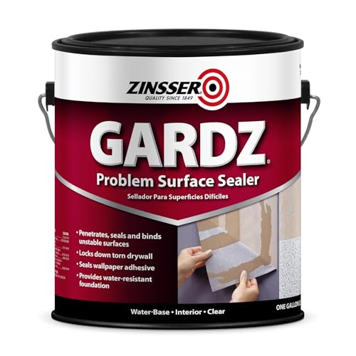 Zinsser Gardz Water-Based Problem Surface Sealer, Clear, 1 Gallon