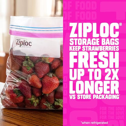 Ziploc Food Storage & Sandwich Bags Variety Pack, 190 Total Bags