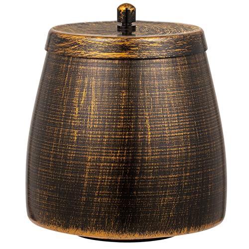 Yangbaga XL Outdoor Ashtray with Lid for Cigarettes, Smokeless Stainless Steel Unbreakable Ash Trays, Covered Odorless Windproof Smell Proof Ashtrays for Outside or Indoor Patio Home Odorless Office
