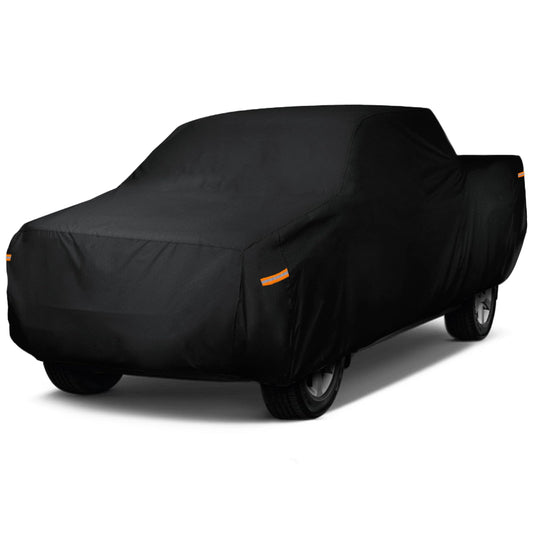 EzyShade 10-Layer Truck Cover Waterproof All Weather. See Vehicle Size-Chart for Accurate Fit. Outdoor Pickup Truck Covers - Ranger Frontier Tacoma. Sun Snow Rain. Black, Size T1 (See SizeChart)