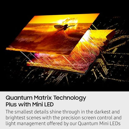 Samsung 98-Inch Class Neo QLED 4K QN90F Series, Vision AI, Mini LED Smart TV (2025 Model, 98QN90F) Neo Quantum HDR+, Object Tracking Sound+ w/Dolby Atmos, Glare Free, Gaming Hub, Alexa Built-in