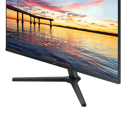 Samsung 32-Inch Flat Computer Monitor, 75Hz, Borderless Display, AMD FreeSync, Game Mode, Advanced Eye Care, HDMI and DisplayPort, LS32B304NWNXGO, 2024