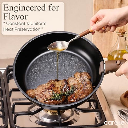 CAROTE 19pcs Pots and Pans Set Non Stick, Detachable Handle Cookware Set