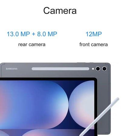 Samsung Galaxy Tab S10+ Plus, 12.4" AMOLED 2X 120Hz, 512GB Storage (256GB+256GB SD Card), Ultra-Light Android Tablet, Galaxy S Pen, AI Tools, 2K+ Touchscreen, 12GB RAM, 16-Hr Battery Life, SM-X820