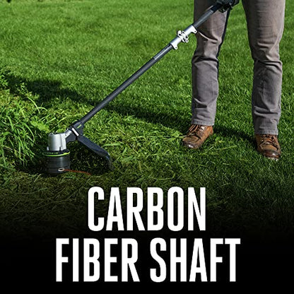 EGO Power+ ST1623T 56-Volt 16-Inch Cordless String Trimmer, 4.0Ah Battery, 320W Charger Included Plus Extra BA1400T 2.5Ah Battery