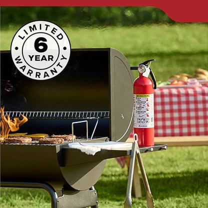 Kidde FA110 Multi Purpose Fire Extinguisher 1A10BC, 1 Pack, red