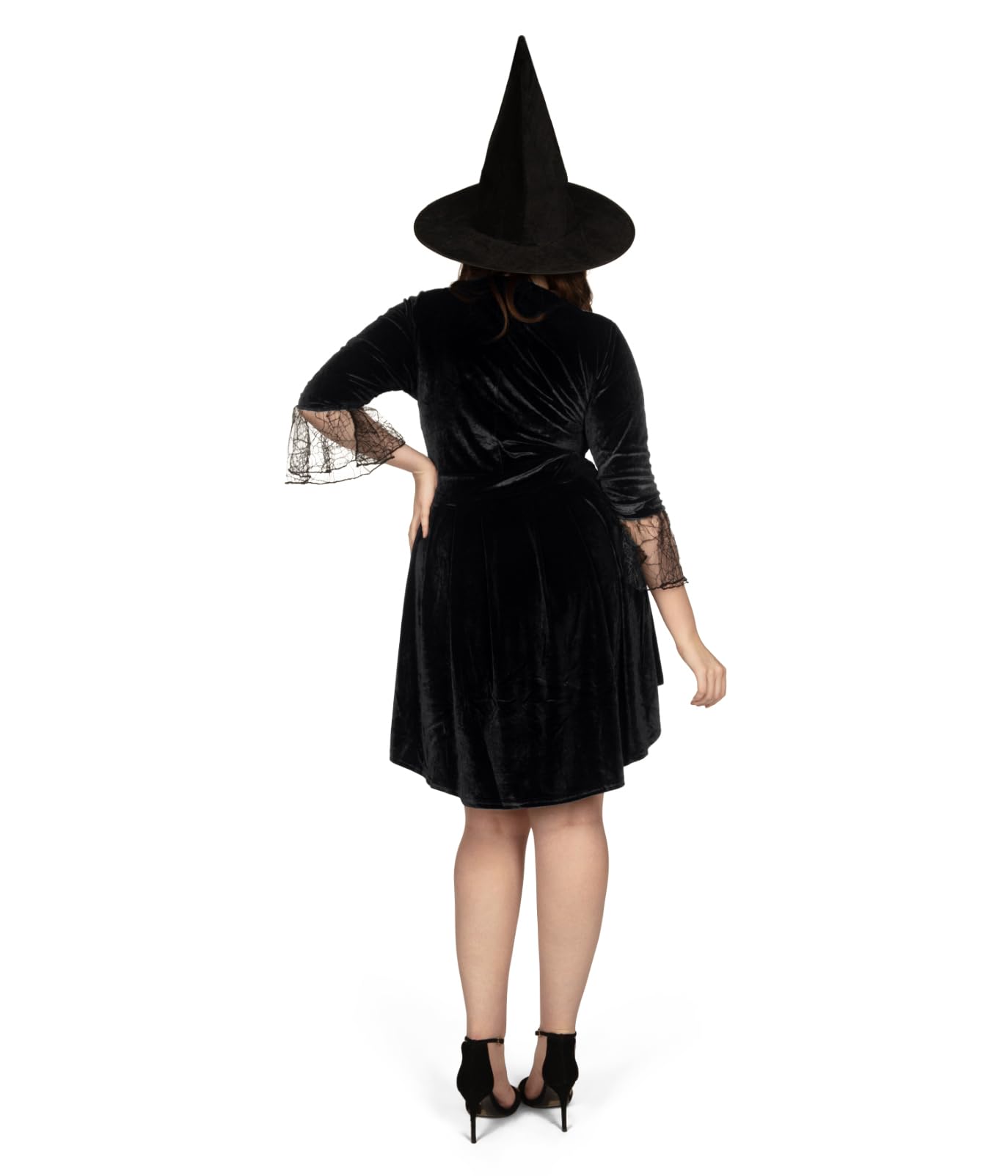 Tipsy Elves Halloween Costume Bodysuits for Women Classic Styles and Characters Sleek Form Fitting Costumes for Halloween (Wicked Black Witch Costume, Small)
