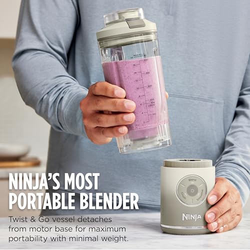 Ninja Blast Max Portable Blender, 22oz, Blue Raspberry, BC251BL2