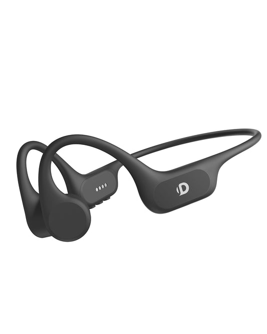 DEMICEA Open Ear Sport Headphones, Soft Silicone Wireless Bone Conduction Earphones, Powerful Bass, 10H Lasting, Multipoint Capable, Quick Charge, Built-in 32GB MP3