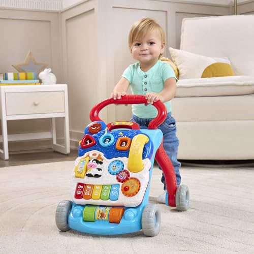 VTech Sit-to-Stand Learning Walker (Frustration Free Packaging), Blue