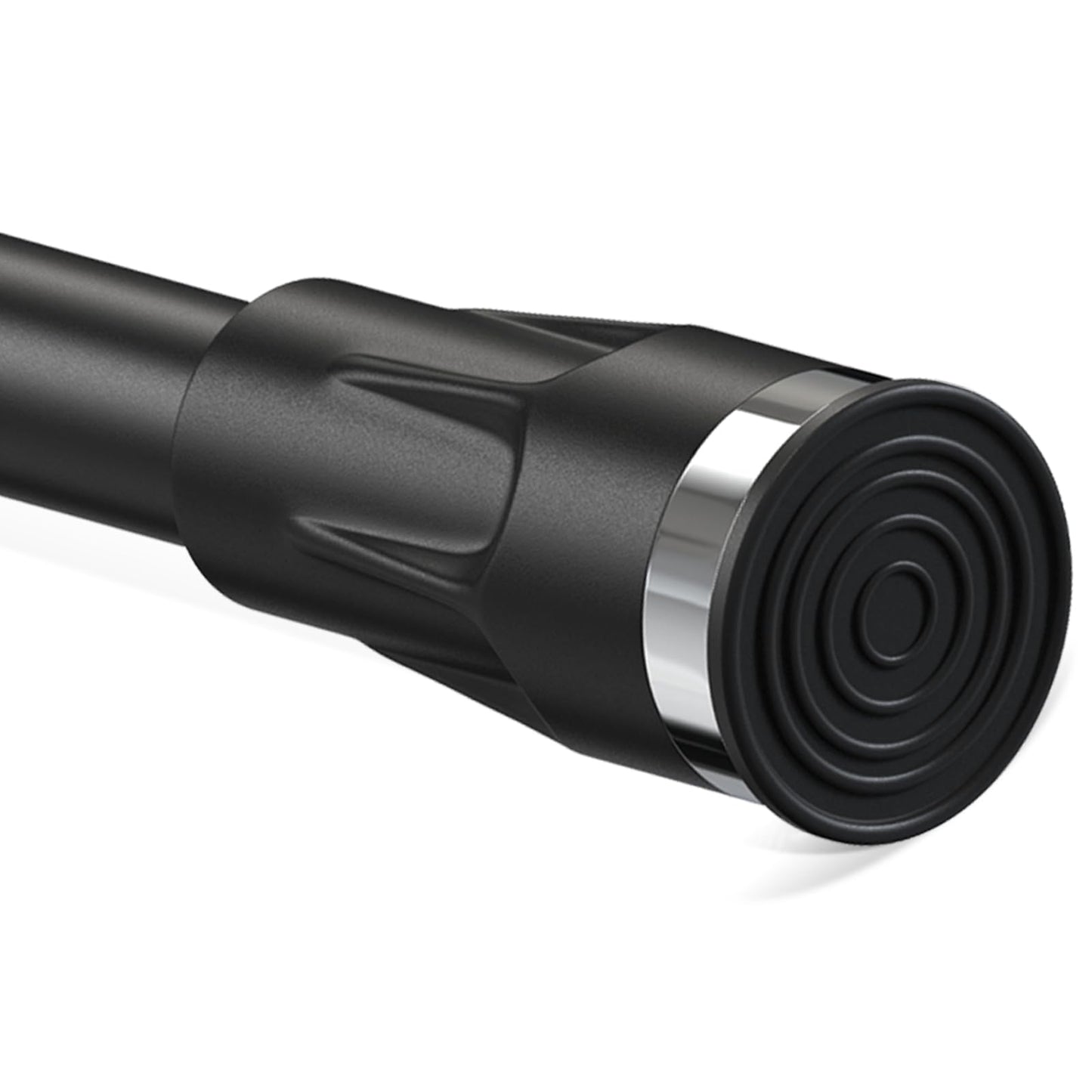 Black Shower Curtain Rod 48 to 84 Inch Adjustable Heavy Duty Stainless Steel Spring Tension Curtain Rods for Bathroom Windows Closet Rod No Drill