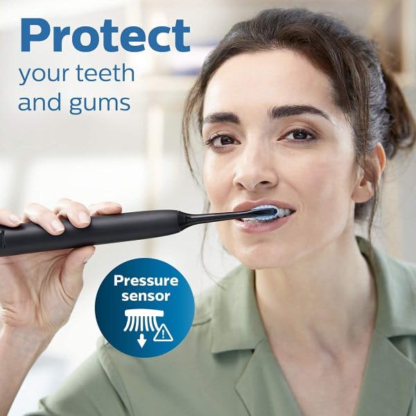 Philips Sonicare ExpertClean 7500 Black, Rechargeable Electric Power Toothbrush, HX9690/05