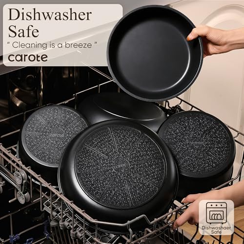 CAROTE 19pcs Pots and Pans Set Non Stick, Detachable Handle Cookware Set