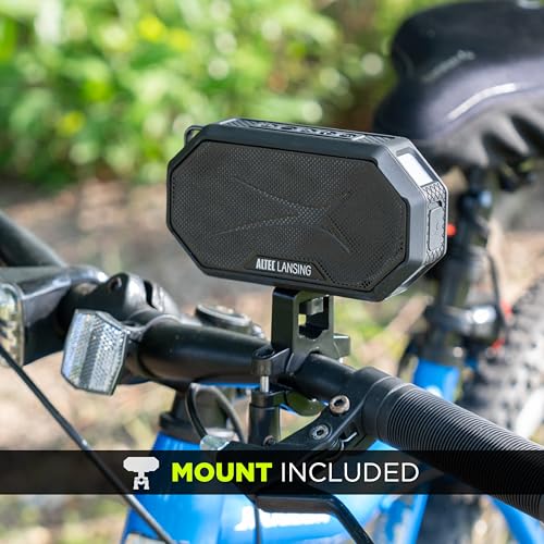 Altec Lansing x Miami Dolphins - Portable Bluetooth Speaker HYDRAMINI 2.0, IP67 Waterproof, 8W Output, 12h Playtime, USB-C Quick Charge, Voice Assistant Integration (Miami Dolphins)