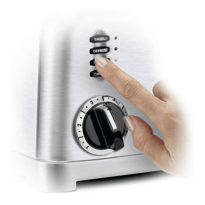 Cuisinart CPT-160 Metal Classic 2-Slice Toaster, Brushed Stainless