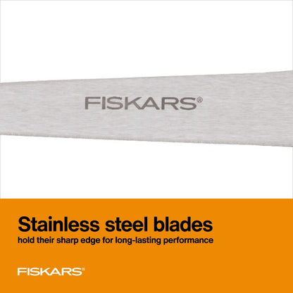 Fiskars All Purpose Scissors, High Performance Cutting, Stainless Steel Blades, Ergonomic and Comfort Handles, Perfect for Arts and Crafts and the Office, Scissors for Office