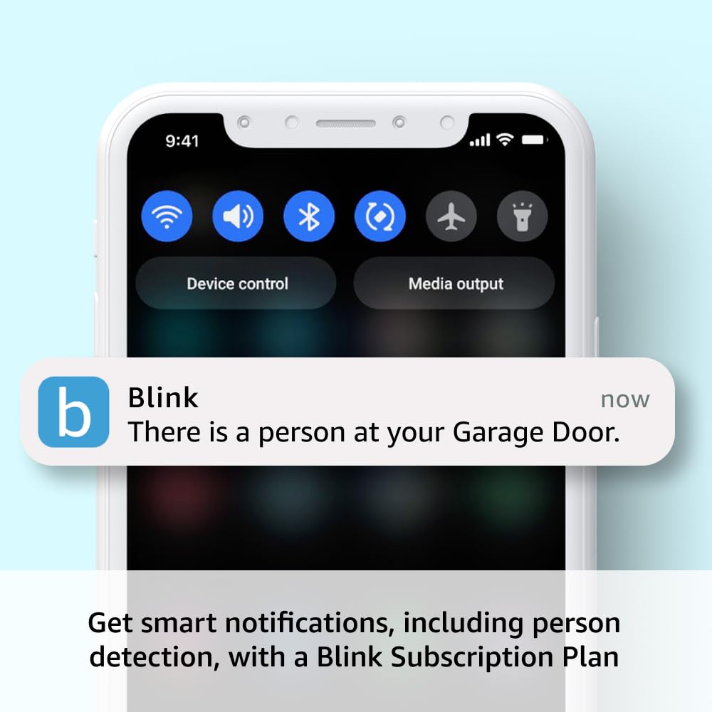 Blink Mini 2 — Home Security & Pet Camera with HD video, color night view, motion detection, two-way audio, and built-in spotlight — 1 camera (White)