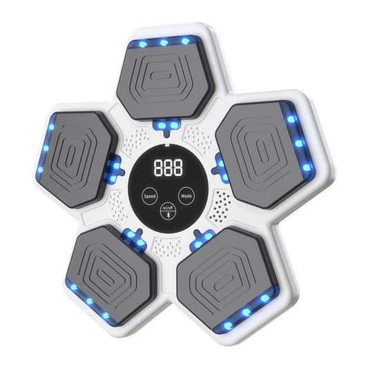 2025 Music Boxing Machine for Adults and Kids, Smart Interactive Boxing Training Equipment with Gloves Wall Mounted, Workout Punching Machine for Home,Office and Gym