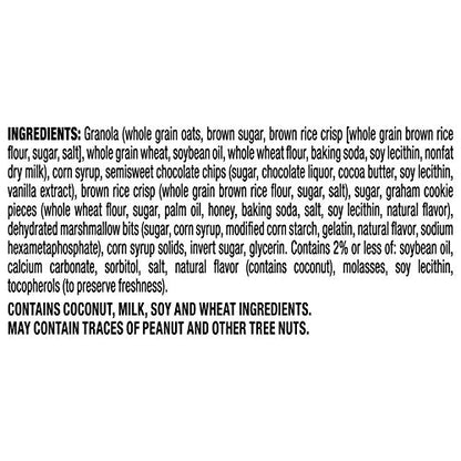 Quaker Chewy Granola Bars, S'mores, 58 Count