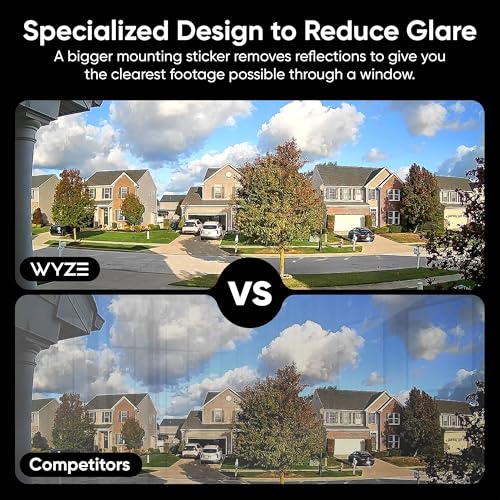 WYZE Window Camera 2-Pack, WiFi Indoor HD Security Cam, Color Night Vision