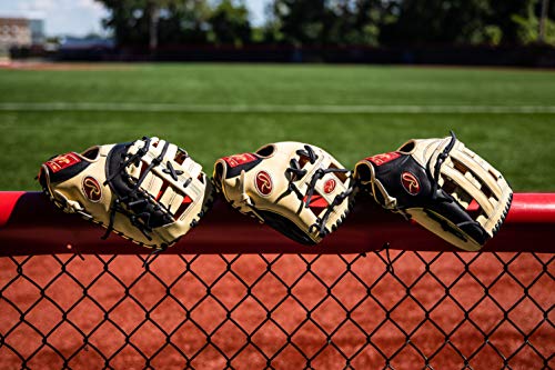 Rawlings | HEART OF THE HIDE Baseball Glove | R2G - Narrow Fit | Advanced Break-In | 11.5" | Pro I Web | Right Hand Throw | Camel/Black