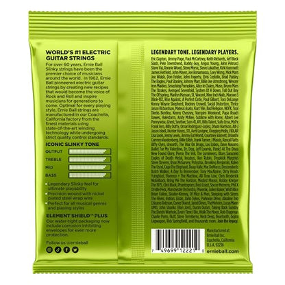 Ernie Ball Regular Slinky Nickel Wound Electric Guitar Strings, 10-46 Gauge (P02221)