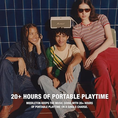 Marshall Middleton Portable Bluetooth Speaker - Cream