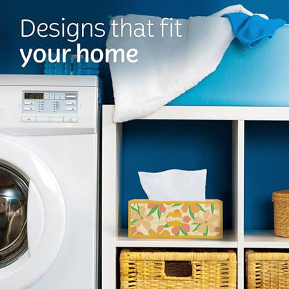 Kleenex Trusted Care Facial Tissues, 8 Flat Boxes, 200 Tissues per Box, 2-Ply, Packaging May Vary