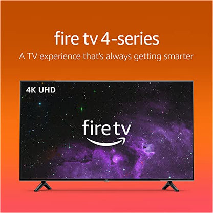 Amazon Fire TV 50" 4-Series, 4K UHD smart TV with Alexa Voice Remote Enhanced, stream live TV without cable