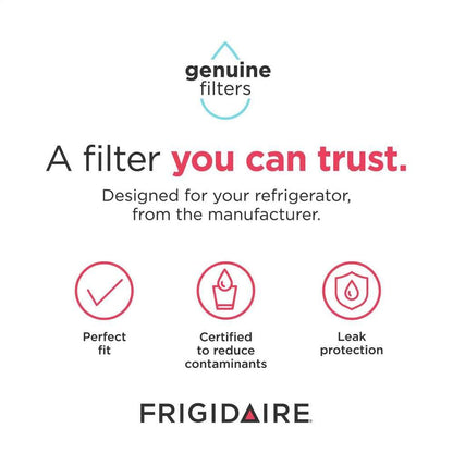 Frigidaire WF3CB Puresource3 Refrigerator Water Filter, White, 1 Count (Pack of 1)