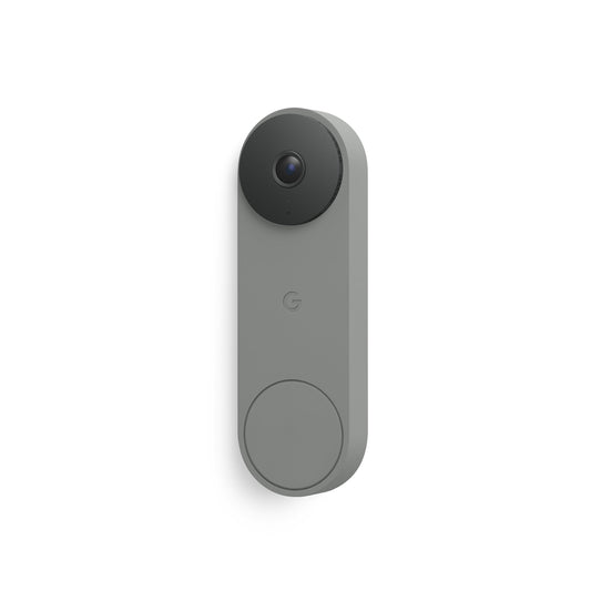 Google Nest Doorbell (Wired, 3rd Gen) - 2K Video and Gemini, Live View, Night Vision, 2-Way Audio - Works with Google Home - 2025 Model - Hazel