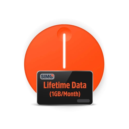 SIMO Solis Lite 4G LTE Mobile Hotspot, Portable WiFi for Travel in 140+ Countries, No SIM Card, No Contract Required, Multi-Carrier Network Wireless Access Point, 10 Devices, 1GB/Month Lifetime Data