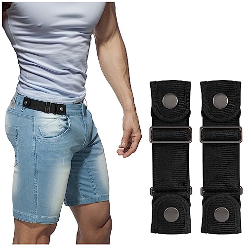 BELTROAD No Buckle Belts for Men Women Stretch Sides Belt without Buckle
