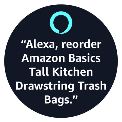 Amazon Basics Trash Bags, Tall Kitchen Drawstring, Unscented, 13 Gallon, 120 Count, Pack of 1