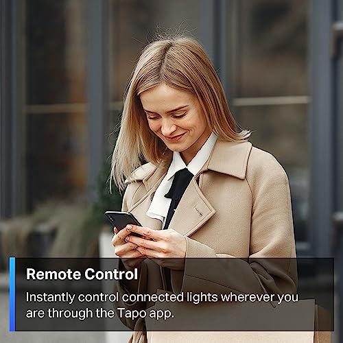 TP-Link Tapo Matter Smart Light Switch: Voice Control w/Siri, Alexa & Google Home | UL Certified | Timer & Schedule | Easy Guided Install | Neutral Wire Required | Single Pole | Tapo S505(2-Pack)