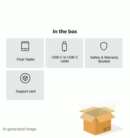 Google Pixel Tablet - Android Tablet with 11-Inch Screen and Extra-Long Battery Life - Porcelain - 8 GB RAM - 128 GB