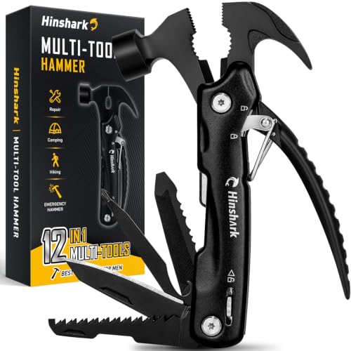 Gifts for Men 12 in 1 Hammer Multitool, Anniversary Birthday Dad Gift Tools