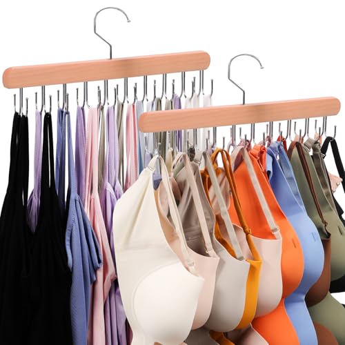 2 Pack Tank Top Hanger, Bra Hangers for Closet Organizer & Storage