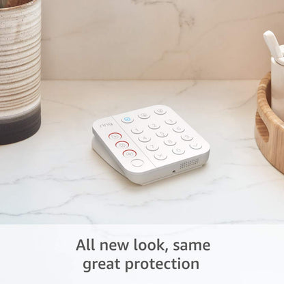 Ring Alarm 14-Piece Kit (newest model), Wireless smart home or business security system, expandable, easy setup, Mobile App Control, 24/7 Professional Monitoring, Alexa Compatible