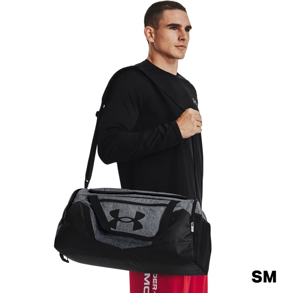 Under Armour Unisex-Adult Undeniable 5.0 Duffle , Pitch Gray Medium Heather (012)/Black , Medium