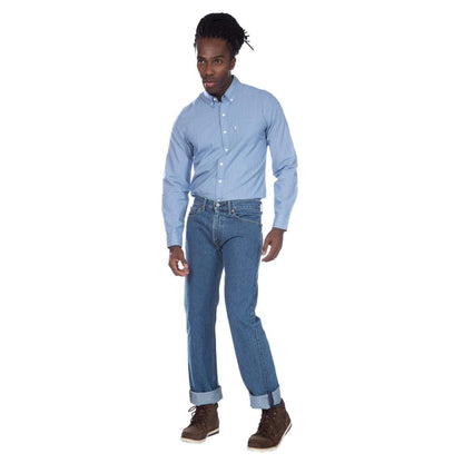 Levi's Men's 505 Regular Fit Jeans (Also Available in Big & Tall), Medium Stonewash, 32W x 32L