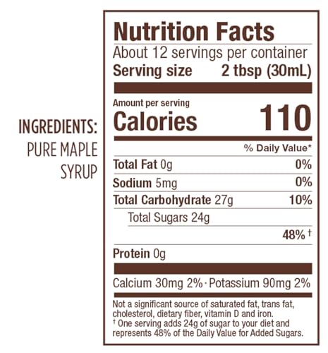 Butternut Mountain Farm Pure Maple Syrup From Vermont, Grade A (Prev. Grade B), Dark Color, Robust Taste, All Natural, Easy Squeeze, 12 Fl Oz