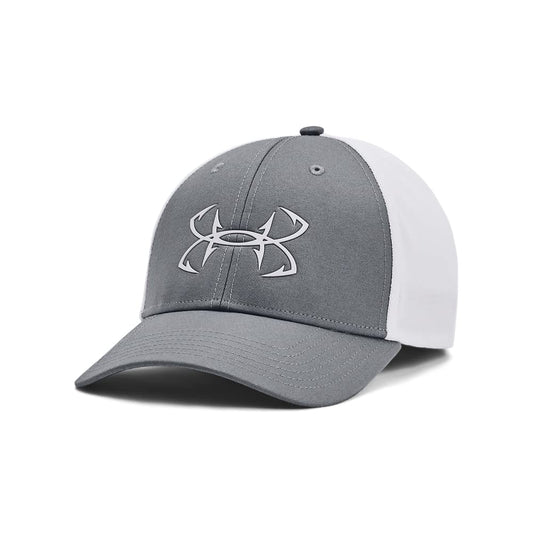 Under Armour Men's Fish Hunter Stretch Fit, (013) Pitch Gray/White/Mod Gray, Medium/Large