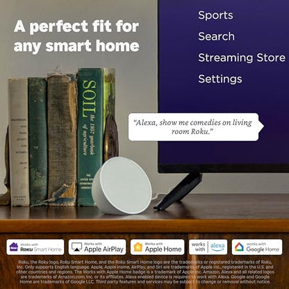 Roku Smart TV 2025 – 55-Inch Select Series, 4K HDR TV – Roku TV with Enhanced Voice Remote – Flat Screen LED Television with Wi-Fi for Streaming Live Local News, Sports, Family Entertainment