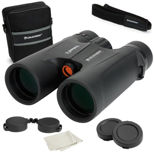 Celestron - Outland X 10x42 Binoculars – Ideal for Birding and Outdoors – 42mm Objective Lenses – 5.5° Field of View – BaK-4 Prisms – Multi-Coated – Waterproof and Fogproof