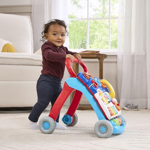 VTech Sit-to-Stand Learning Walker (Frustration Free Packaging), Blue
