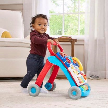 VTech Sit-to-Stand Learning Walker (Frustration Free Packaging), Blue